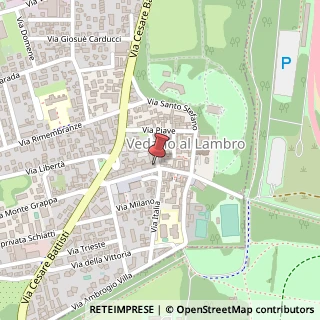 Mappa Via 4 Novembre, 16, 20854 Vedano al Lambro, Monza e Brianza (Lombardia)