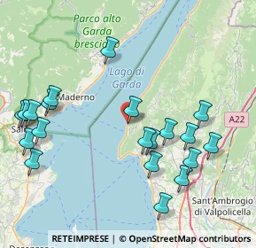 Mappa Punto Vendita A&O, 37010 Torri del Benaco VR, Italia (9.175)