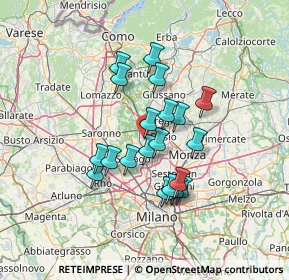 Mappa Via Venezia, 20813 Bovisio-Masciago MB, Italia (10.942)