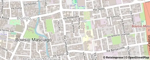 Mappa Bovisio-Masciago