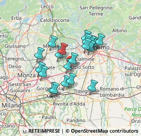 Mappa Via Castello, 20056 Trezzo sull'Adda MI, Italia (10.6945)