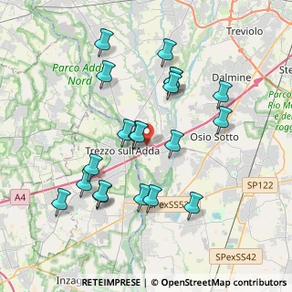 Mappa Via Papa Pio X, 24042 Capriate San Gervasio BG, Italia (3.7815)