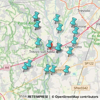 Mappa Via Papa Pio X, 24042 Capriate San Gervasio BG, Italia (3.90579)