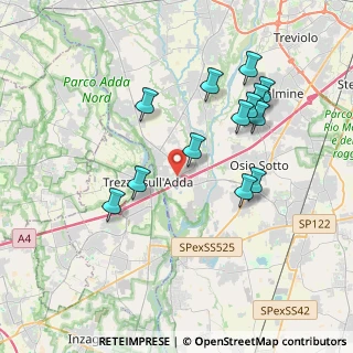 Mappa Via Papa Pio X, 24042 Capriate San Gervasio BG, Italia (3.69769)