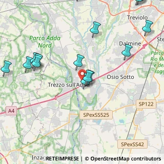Mappa Via Papa Pio X, 24042 Capriate San Gervasio BG, Italia (5.244)