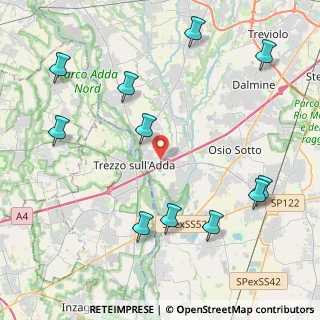 Mappa Via Papa Pio X, 24042 Capriate San Gervasio BG, Italia (5.09636)