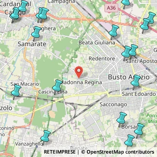 Mappa Via Roberto Bellarmino, 21052 Busto Arsizio VA, Italia (3.803)