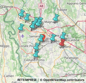 Mappa Via Roberto Bellarmino, 21052 Busto Arsizio VA, Italia (6.39067)