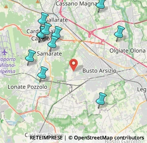 Mappa Via Roberto Bellarmino, 21052 Busto Arsizio VA, Italia (4.71182)