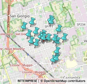 Mappa Via Alessandro Manzoni, 20050 Sovico MB, Italia (0.5975)
