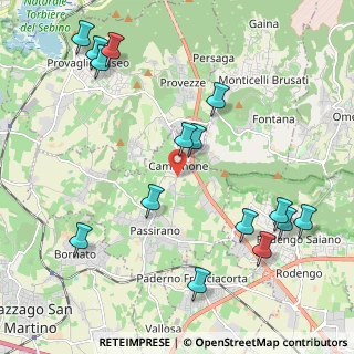 Mappa Via Chiesa, 25050 Passirano BS, Italia (2.50133)