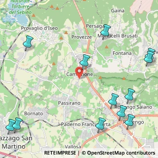 Mappa Via Chiesa, 25050 Passirano BS, Italia (3.21417)