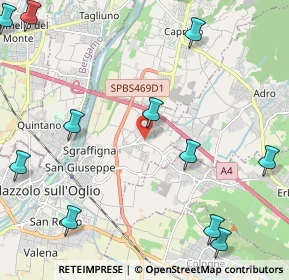 Mappa Via Vezzoli, 25036 Palazzolo sull'Oglio BS, Italia (2.97909)