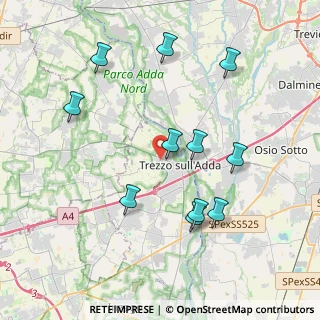 Mappa Via Louis Pasteur, 20056 Trezzo sull'Adda MI, Italia (4.02364)