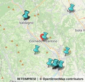 Mappa Cornedo Vicentino, 36073 Cornedo Vicentino VI, Italia (5.03167)