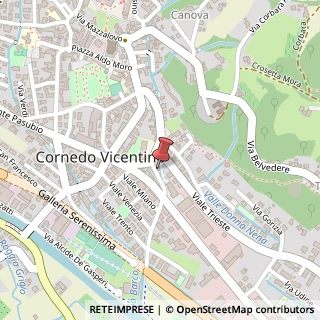 Mappa Via Giuseppe Garibaldi, 83, 36073 Cornedo Vicentino, Vicenza (Veneto)