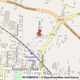 Mappa Via Daniele Manin, 7, 35017 Piombino Dese, Padova (Veneto)