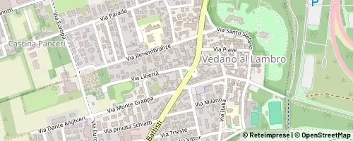 Mappa Vedano al Lambro