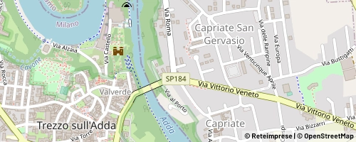 Mappa Capriate San Gervasio