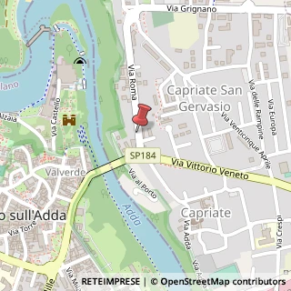 Mappa Via Roma, 20, 24042 Capriate San Gervasio, Bergamo (Lombardia)