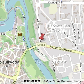 Mappa Via Roma, 8, 24042 Capriate San Gervasio, Bergamo (Lombardia)