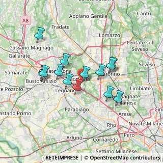 Mappa Via Fratelli d'Italia, 20027 Rescaldina MI, Italia (5.98231)