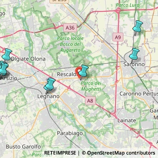 Mappa Via Fratelli d'Italia, 20027 Rescaldina MI, Italia (7.20357)