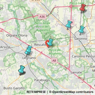 Mappa Via Fratelli di Italia, 20027 Rescaldina MI, Italia (5.87182)