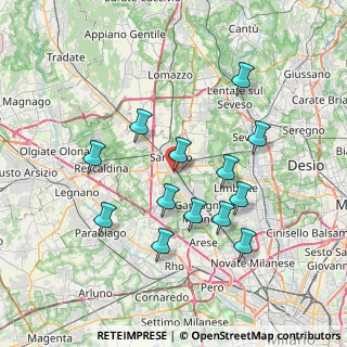 Mappa Via Archimede, 21042 Saronno VA, Italia (7.01231)