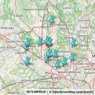 Mappa Via Archimede, 21042 Saronno VA, Italia (6.38643)