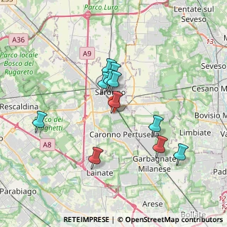 Mappa Via Archimede, 21042 Saronno VA, Italia (3.15182)