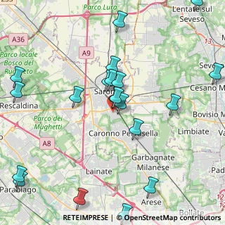 Mappa Via Archimede, 21042 Saronno VA, Italia (4.9845)