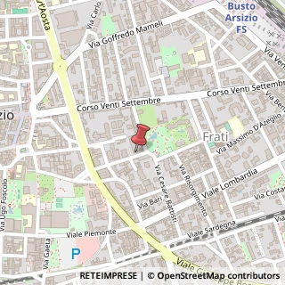 Mappa Via Indipendenza, 9, 21052 Busto Arsizio, Varese (Lombardia)