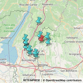 Mappa Via Rocca di Corso, 37023 Grezzana VR, Italia (11.49538)