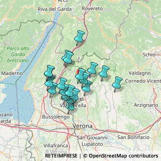 Mappa Via Rocca di Corso, 37023 Grezzana VR, Italia (10.771)