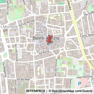 Mappa Via Cardinal Tosi, 3, 21052 Busto Arsizio, Varese (Lombardia)