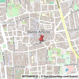 Mappa Via Roma, 14, 21052 Busto Arsizio, Varese (Lombardia)
