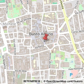 Mappa Via Stefano Bonsignori, 10, 21052 Busto Arsizio, Varese (Lombardia)