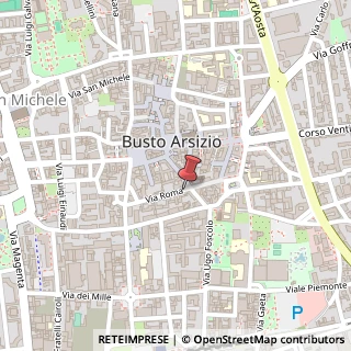 Mappa Via roma 10, 21052 Busto Arsizio, Varese (Lombardia)