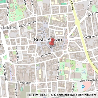 Mappa Via Cardinal Tosi, 5, 21052 Busto Arsizio, Varese (Lombardia)