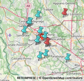 Mappa Via Rieti, 21052 Busto Arsizio VA, Italia (5.82357)