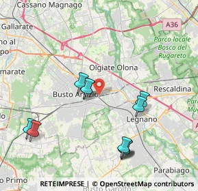 Mappa Via Rieti, 21052 Busto Arsizio VA, Italia (4.11273)