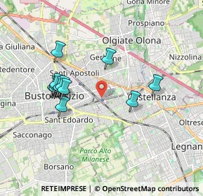 Mappa Via Rieti, 21052 Busto Arsizio VA, Italia (1.7175)