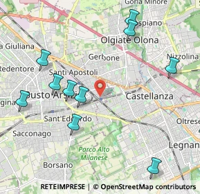 Mappa Via Rieti, 21052 Busto Arsizio VA, Italia (2.50455)