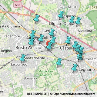 Mappa Via Rieti, 21052 Busto Arsizio VA, Italia (2.0465)