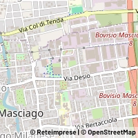 Karte Bovisio-Masciago