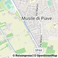 Karte Musile di Piave