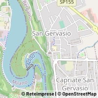 지도 Capriate San Gervasio