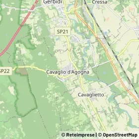 Mappa Cavaglio d'Agogna