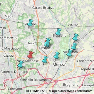 Mappa Delle, 20851 Lissone MB, Italia (3.47818)